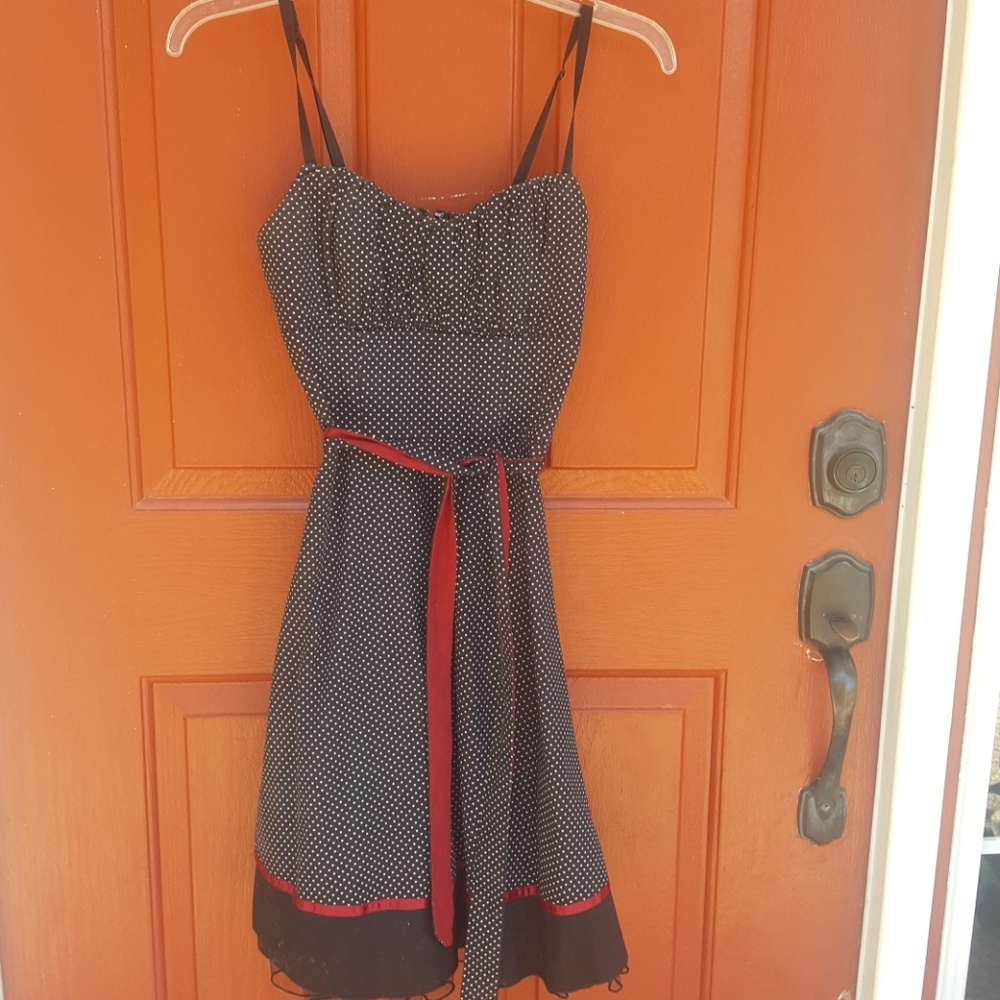 Black and white sundress